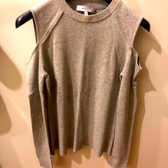 Milly cold shoulder XS (0-2) worn once, paid $198 - Picture 5 of 7